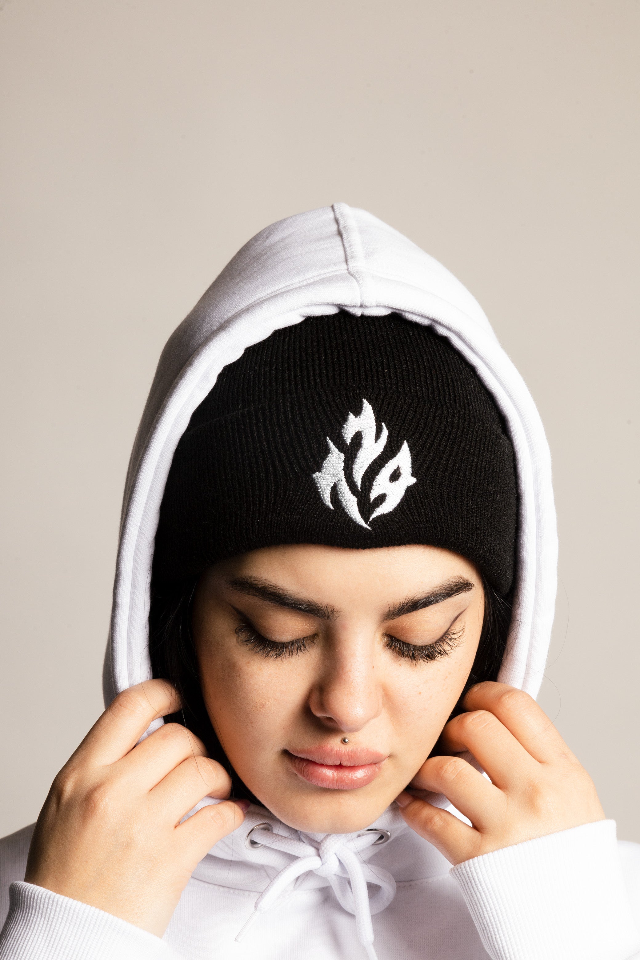 Flame Beanie Black 729 Merch flame-beanie-black-729-merch
